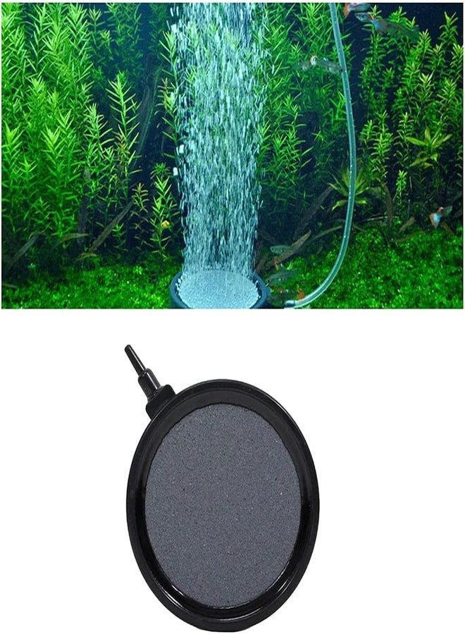 VAYINATO® (Pack of 1) 4-Inch Round Air Stone Disc Bubble Diffuser for Aquarium Fish Tank Hydroponics Pump Ceramic Airstones (Motor Not Included) by Petzlifeworld - Image 1